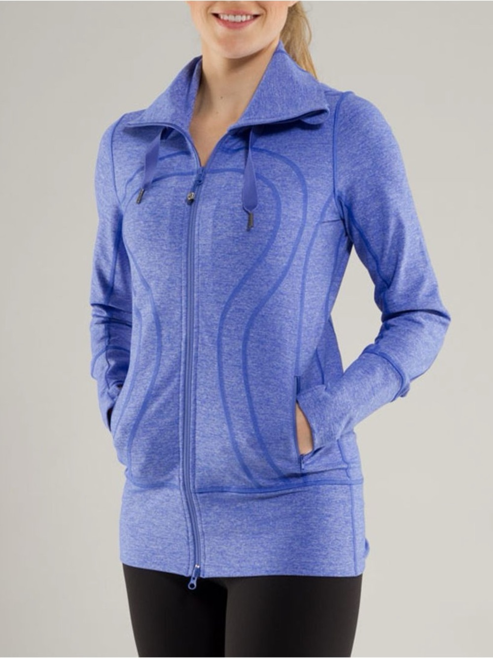 Lululemon Stride Jacket in Heathered Rocksteady Size 6